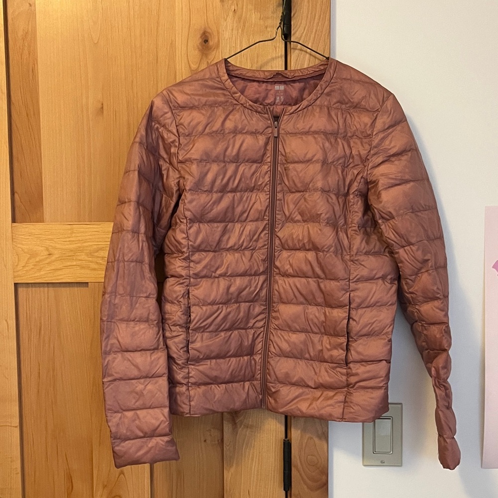 Uniqlo Women's Puffer Jacket - Dusty Rose